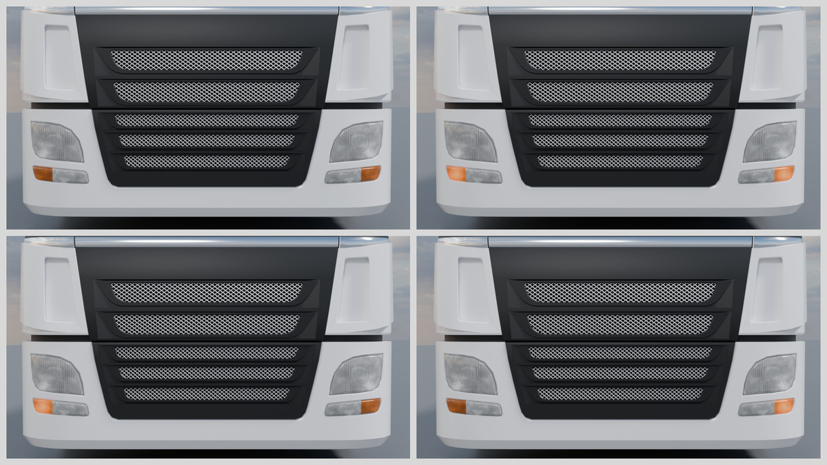 EV Semi Truck Vehicle Pack – Modular Trailer, With Interior & Openable Doors