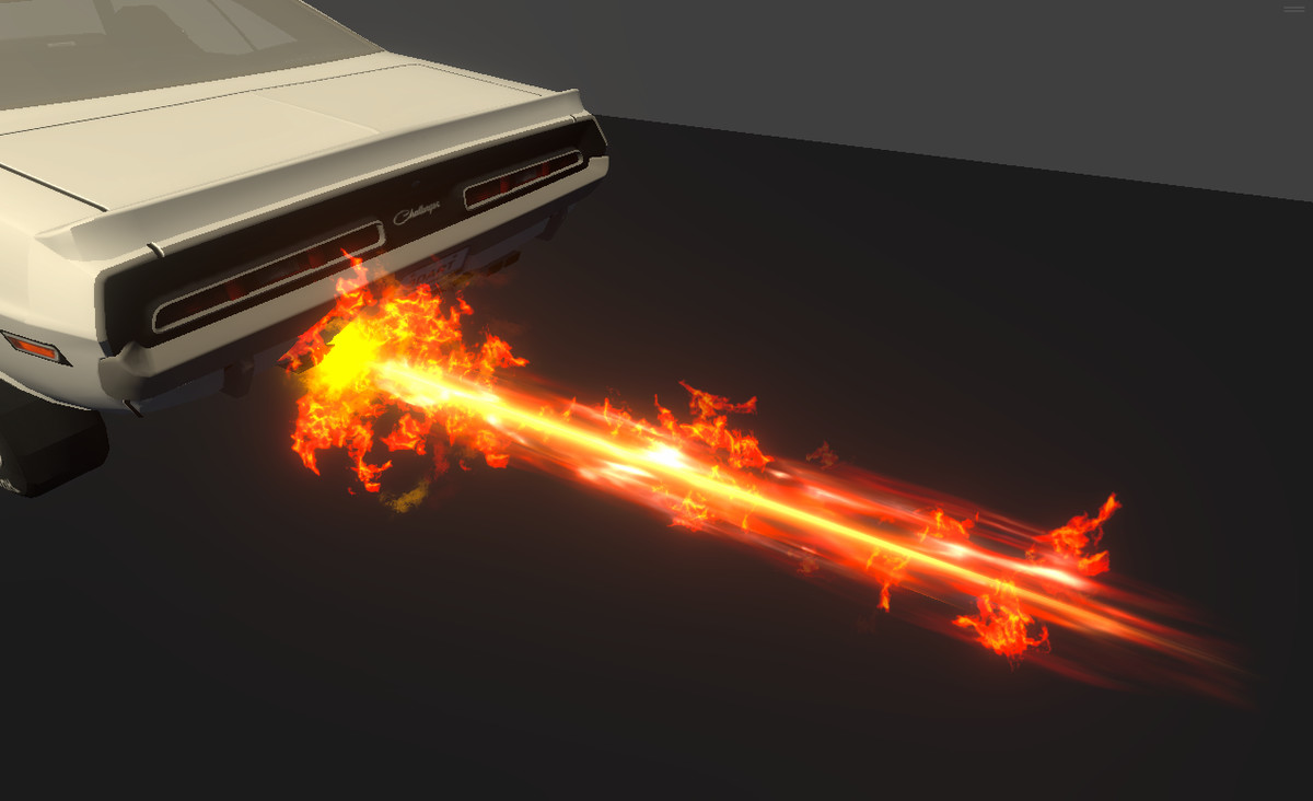 Game VFX - Exhaust jet effect