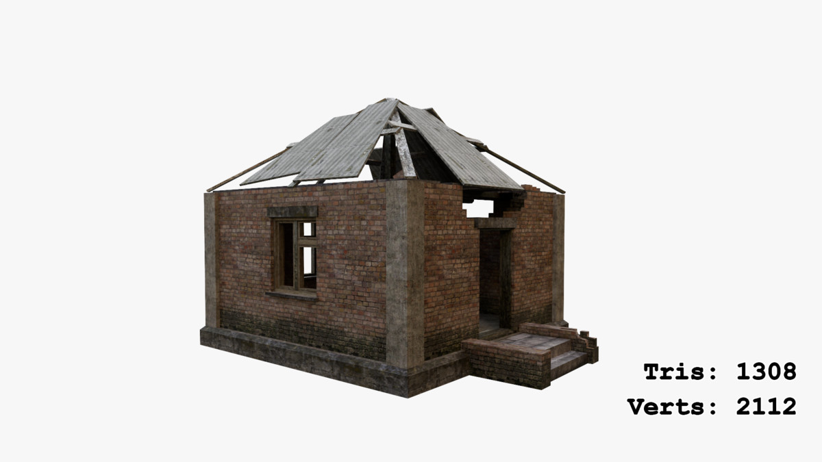 Abandoned Apocalyptic Buildings Mega Pack