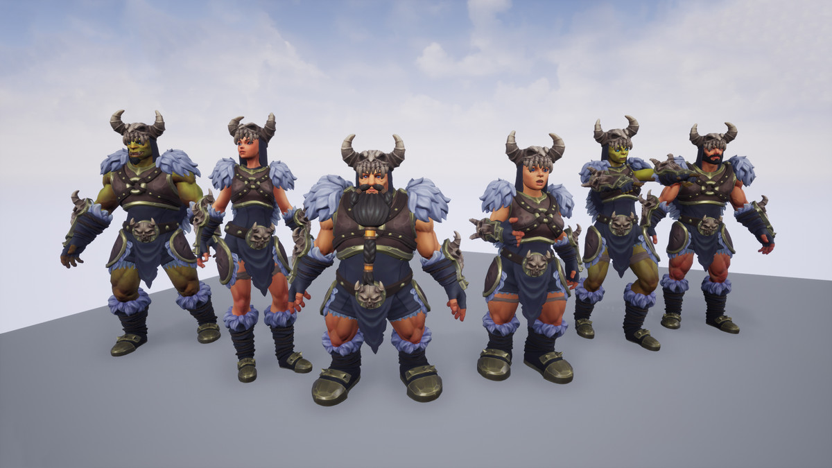 Stylized Nordic Warrior Outfit