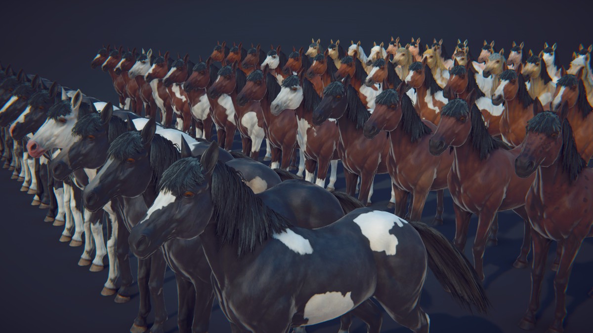 Horse Animset Pro 4 (140 Skin Add-on)