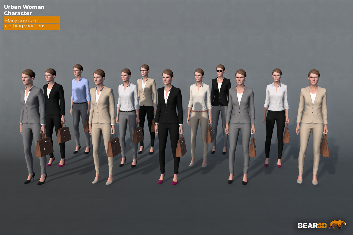 Urban Woman Character