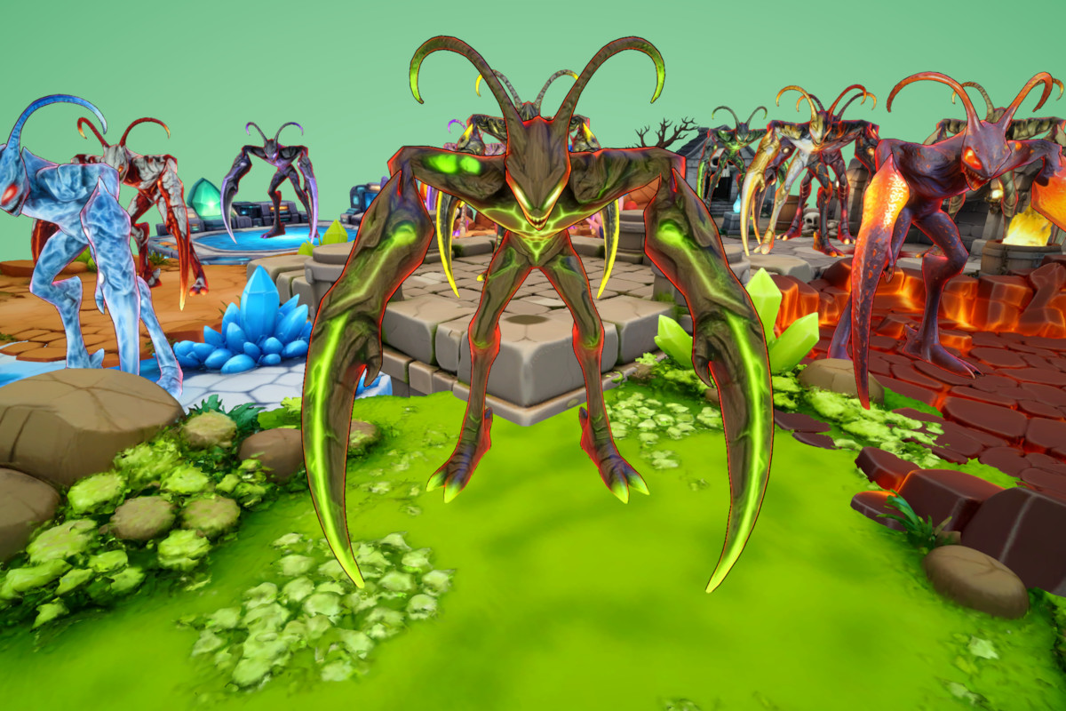 Plaguefiend - Stylized Fantasy Monster (Rig + Animations) – PixeliusVita