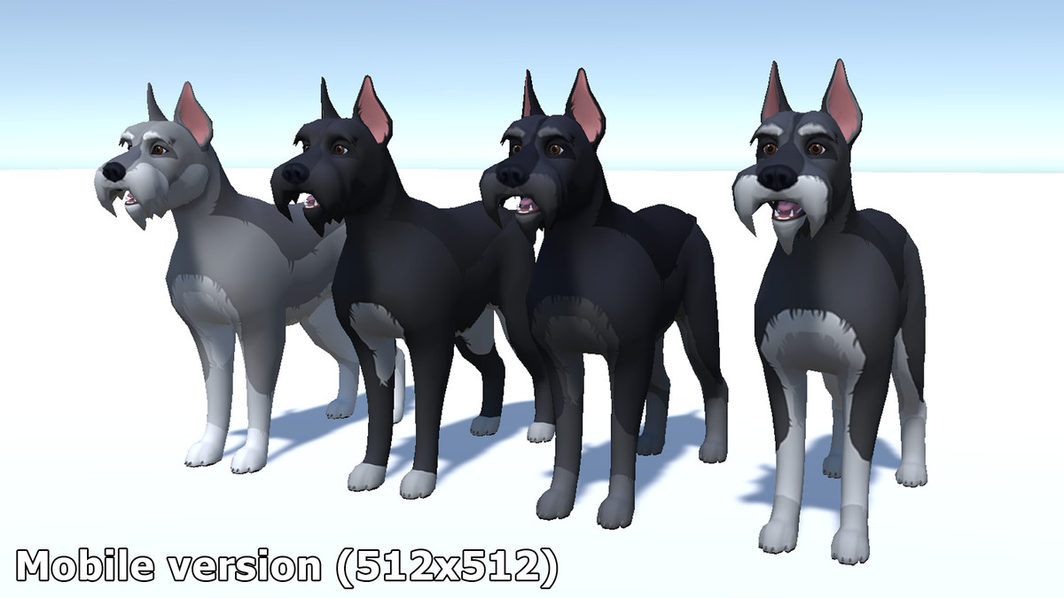 Cartoon Dog - Schnauzer