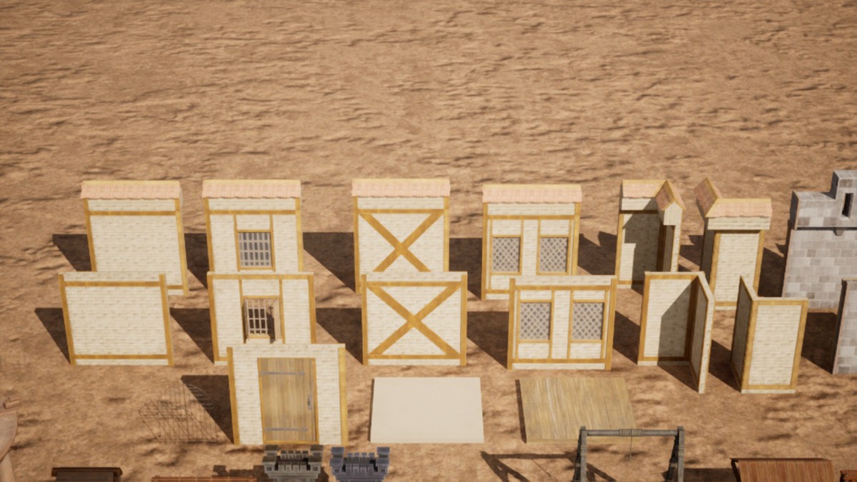 Medieval Town & Castle Modular Environment Pack