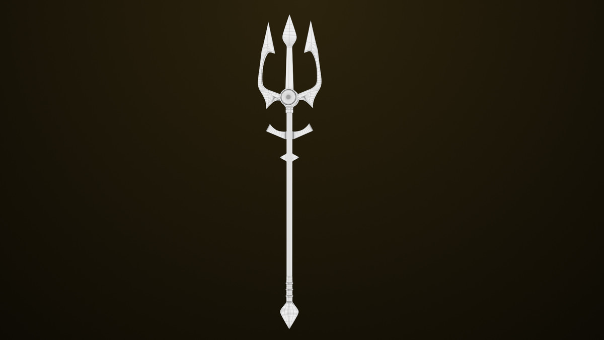 Medieval Trident 02 URP HDRP Textures