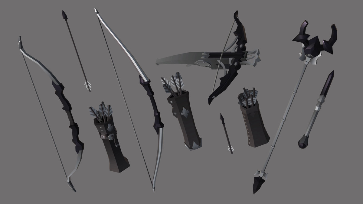 Low-Poly Medieval Fantasy - Advanced Weapons