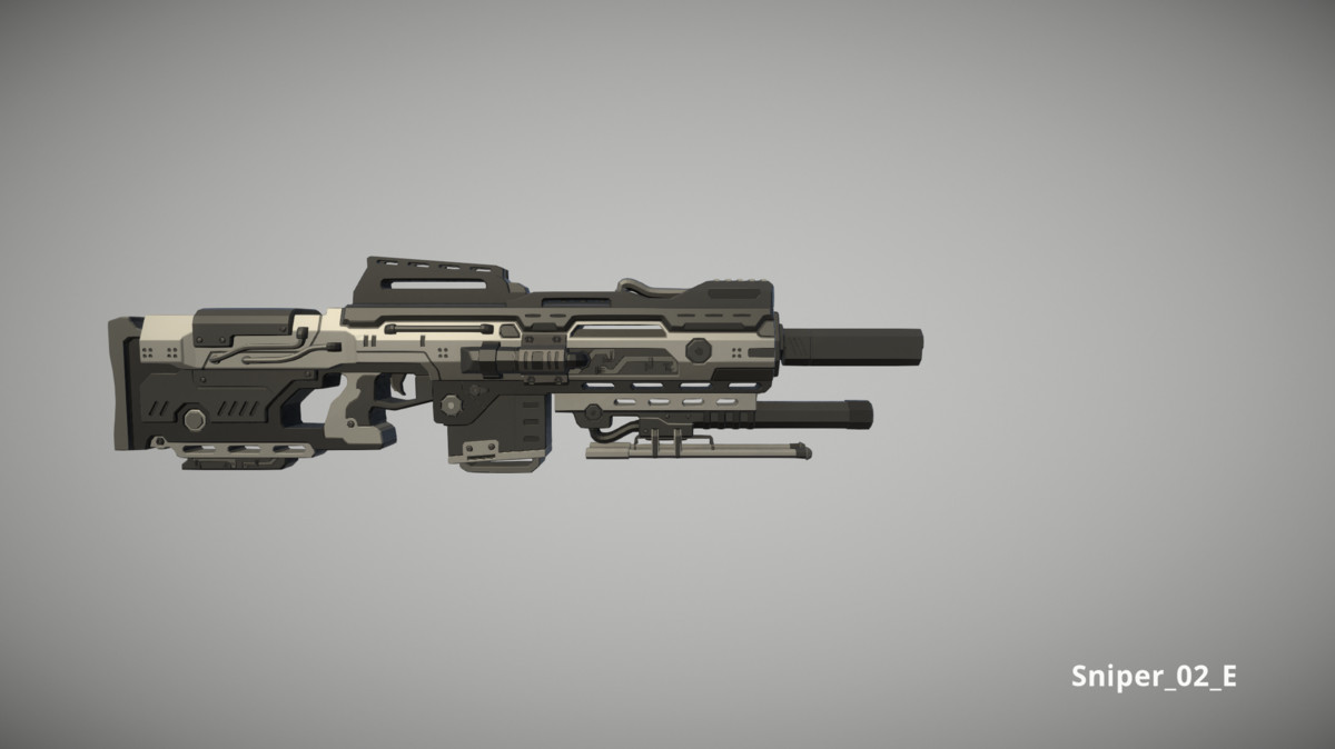 Cyberpunk Armory - Low Poly