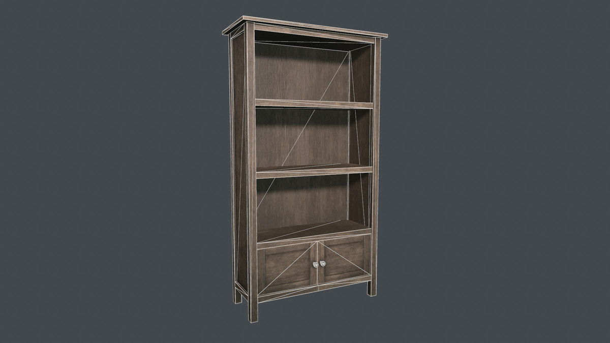 Wooden furniture pack. Realistic. PBR. 4K