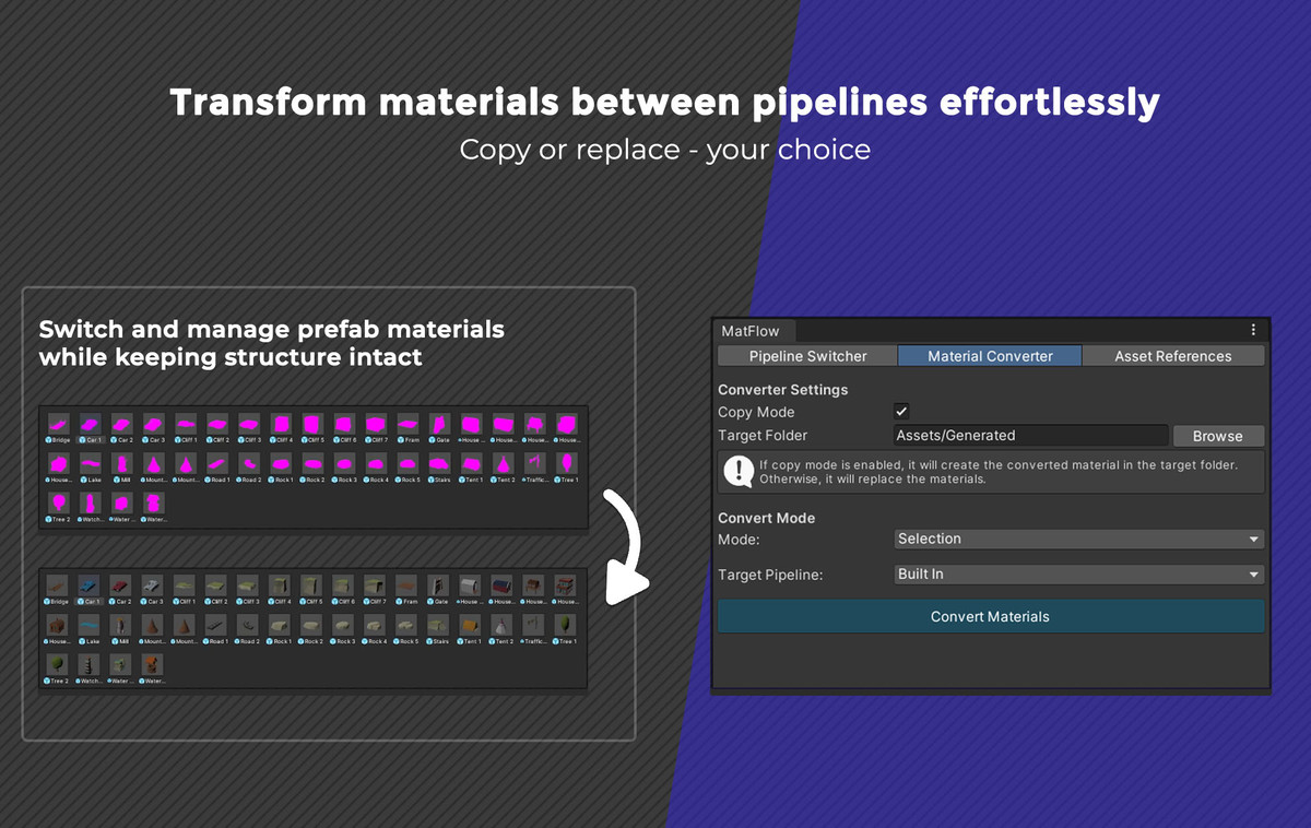 MatFlow – Ultimate Material Management & Conversion Tool