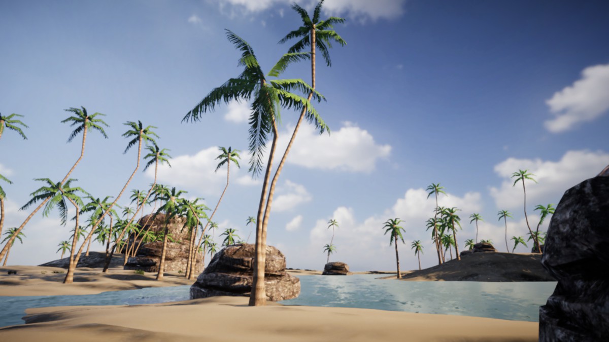 Mobile Palm Tree Bundle (for URP)