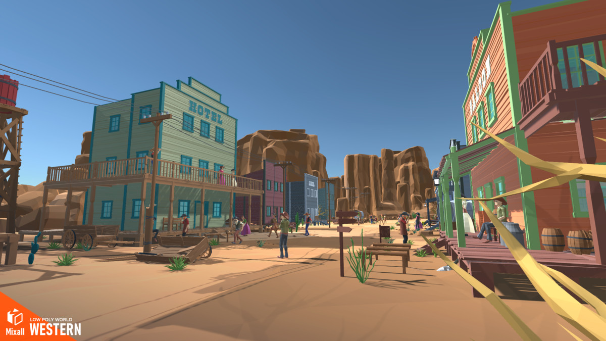 LOW POLY WORLD - WESTERN
