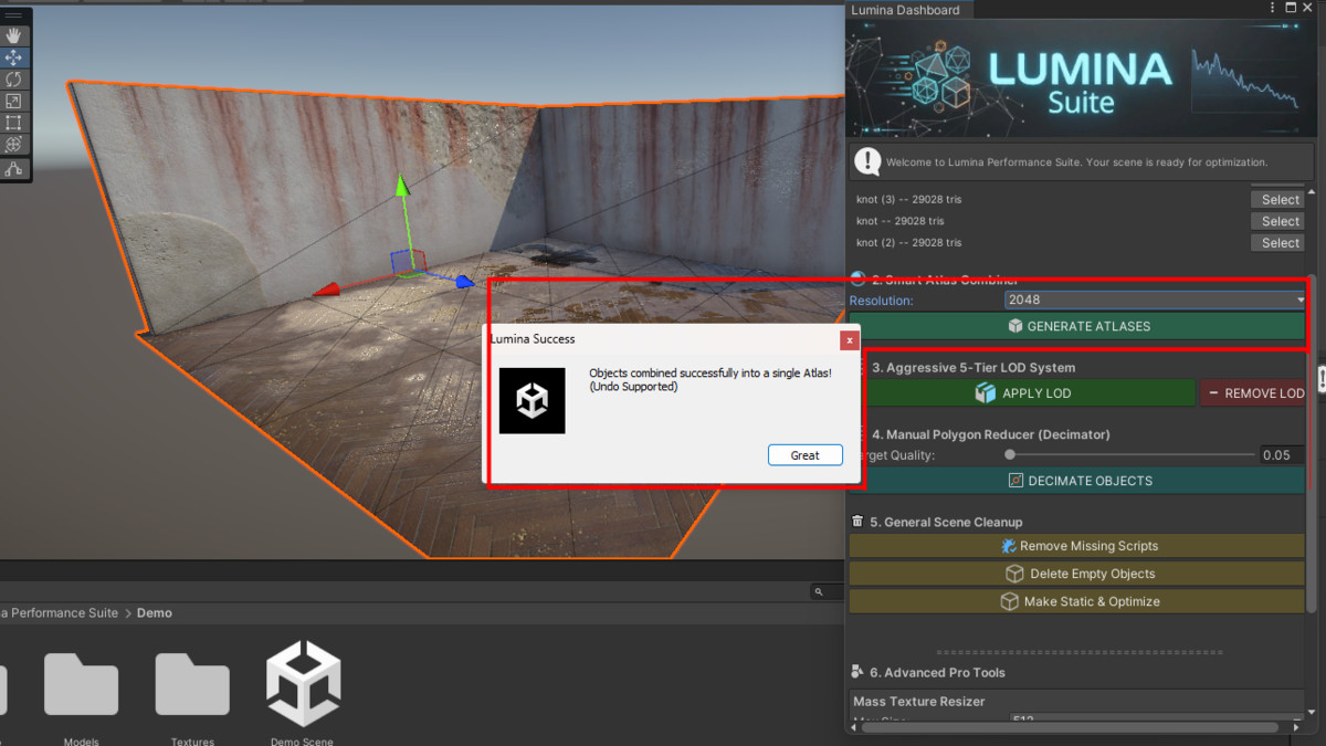 Lumina Performance Suite: Ultimate Project & Scene Optimizer