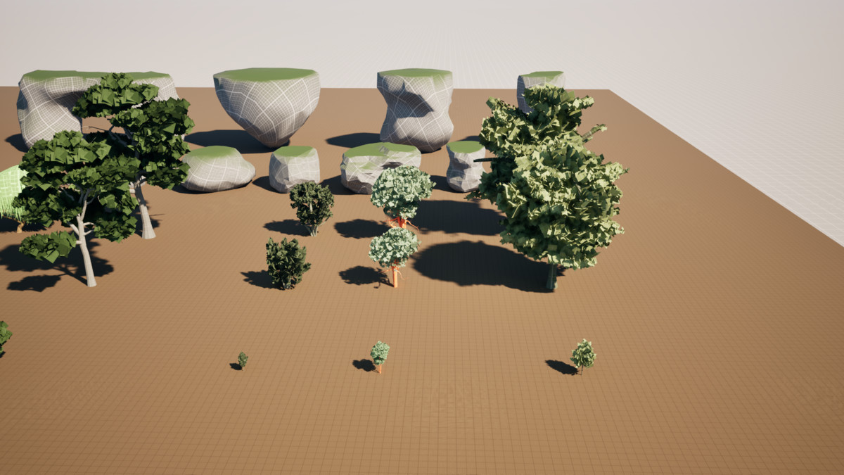 Forest Starter Blockout Kit - 60 Assets Modular Pack for Level Design