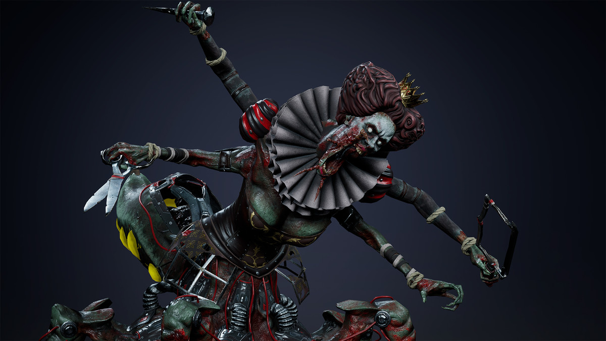 Fantasy Cyborg Queen