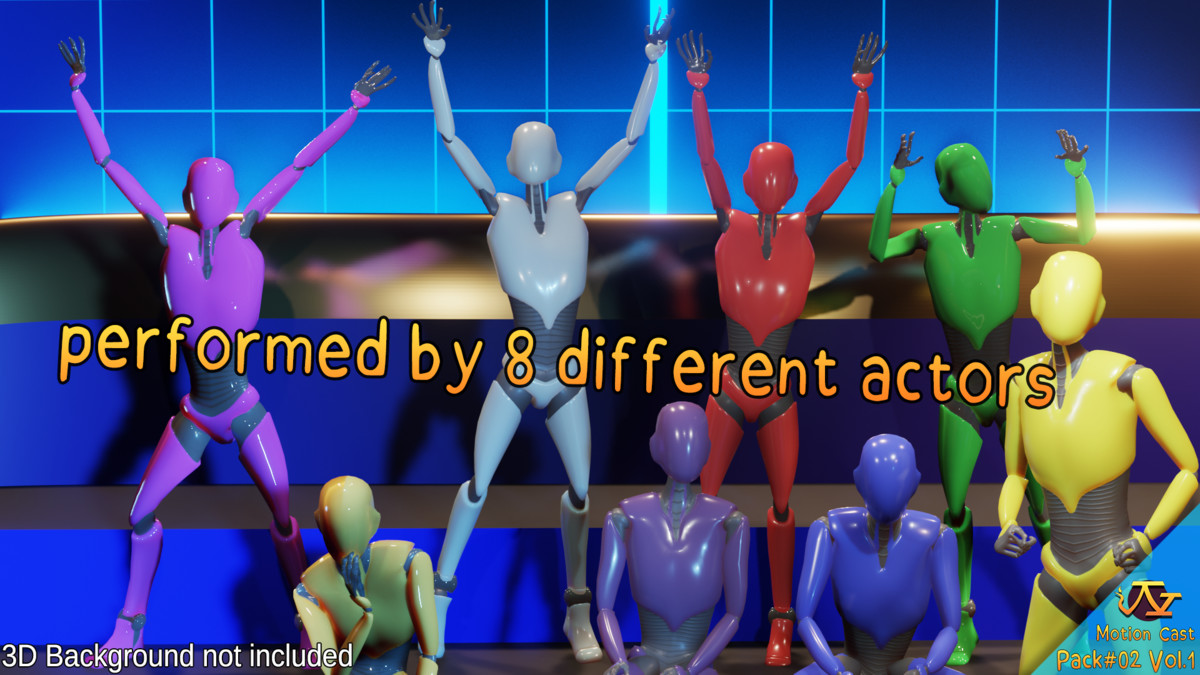 Spectators animations (Motion Cast#02 Vol.1)