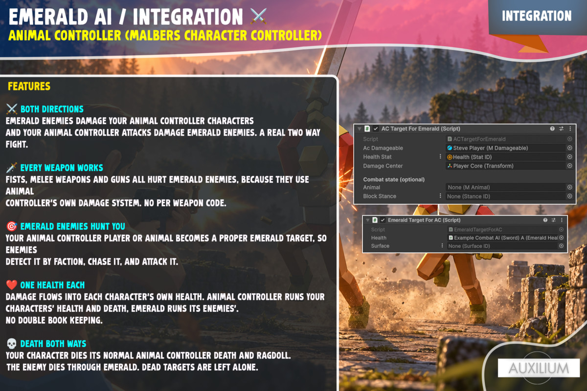 Emerald Integration for Animal Controller