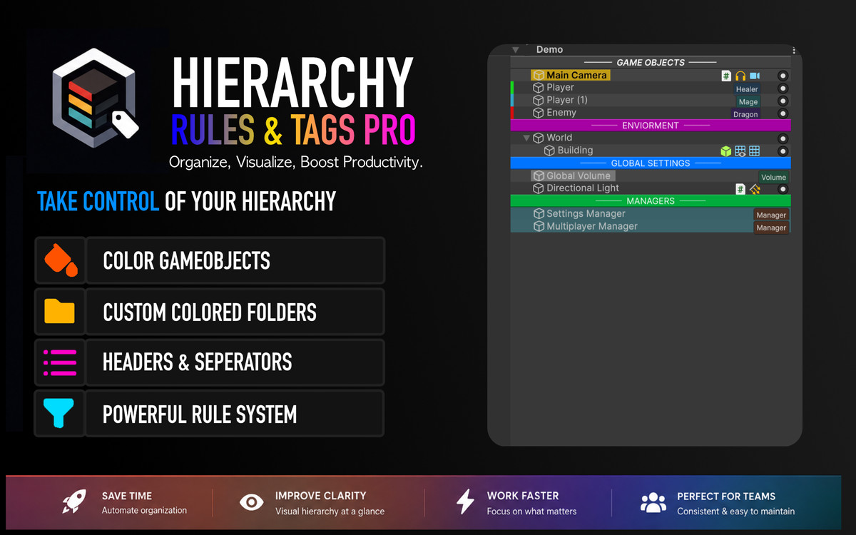 Hierarchy Roles & Tags Pro
