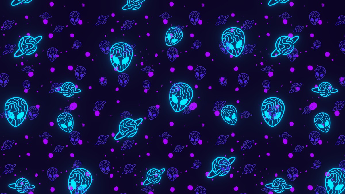 Space & Alien Background Shader