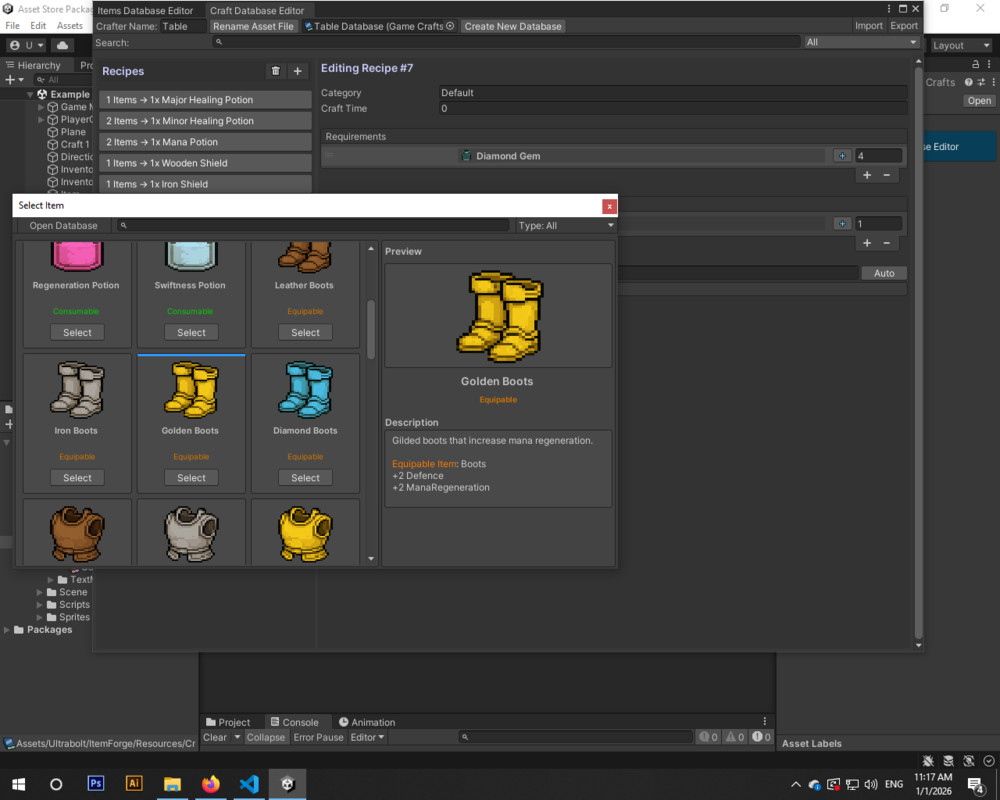 ItemForge - Advanced Inventory System