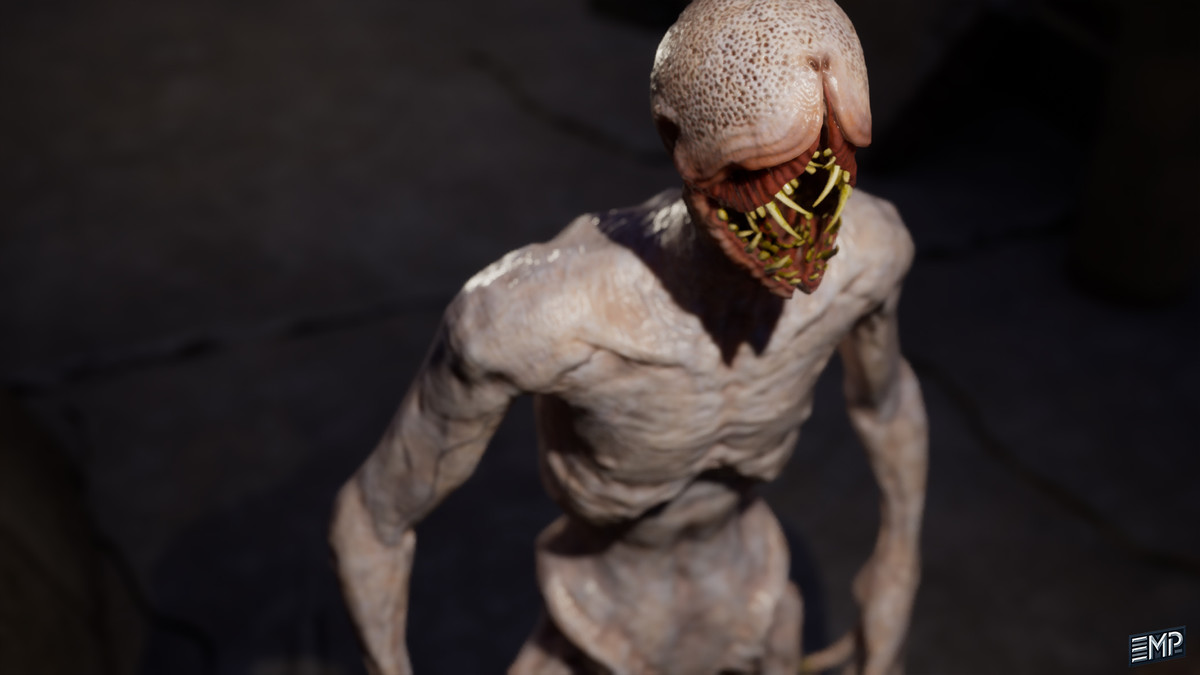 Creepy man