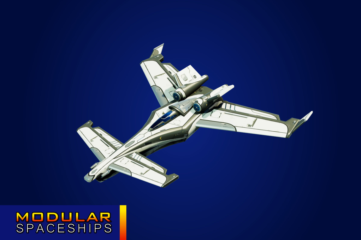 Sci-Fi Modular Spaceship Light Fox