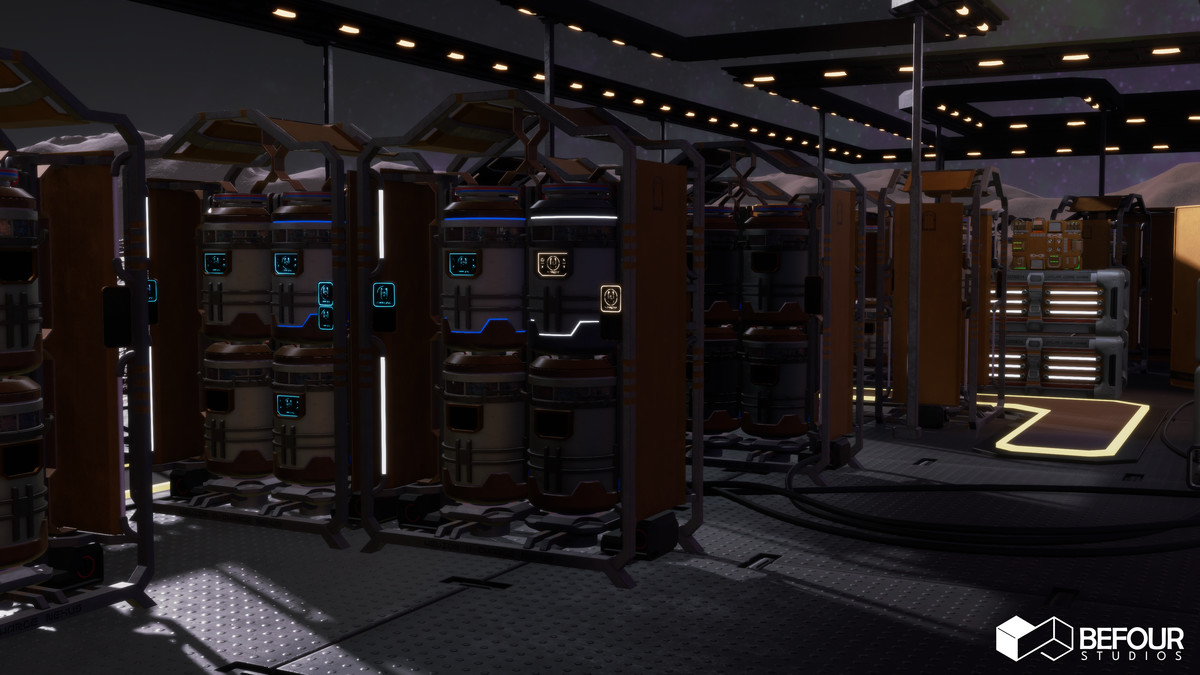 Orbital Base Environment (Sci-Fi Space)