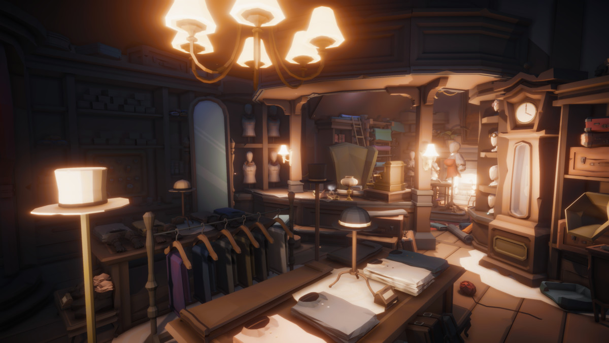 STYLIZED Fantasy Clothing Shop - Low Poly 3D Art