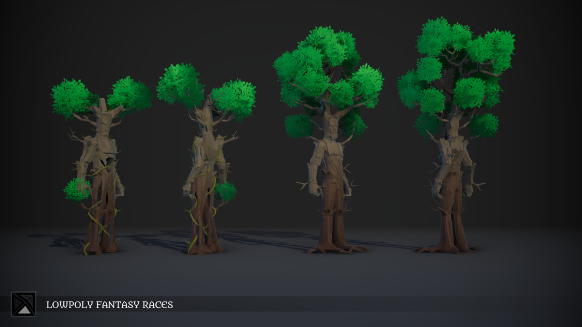 Lowpoly NPCs Bundle MEDIEVAL FANTASY SERIES