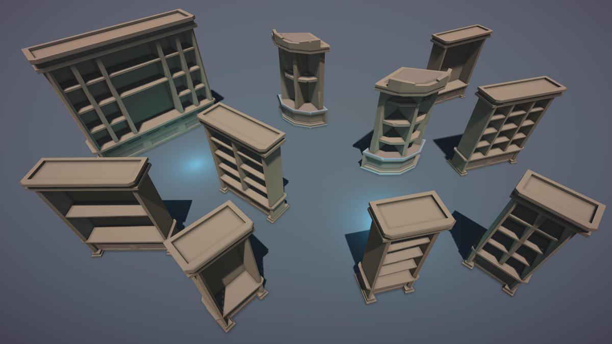 STYLIZED Fantasy Clothing Shop - Low Poly 3D Art