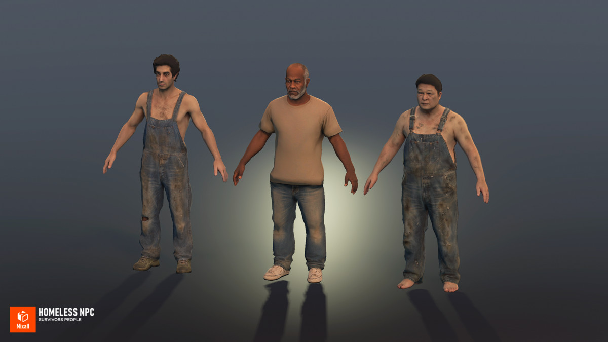 Homeless NPC - survivors people