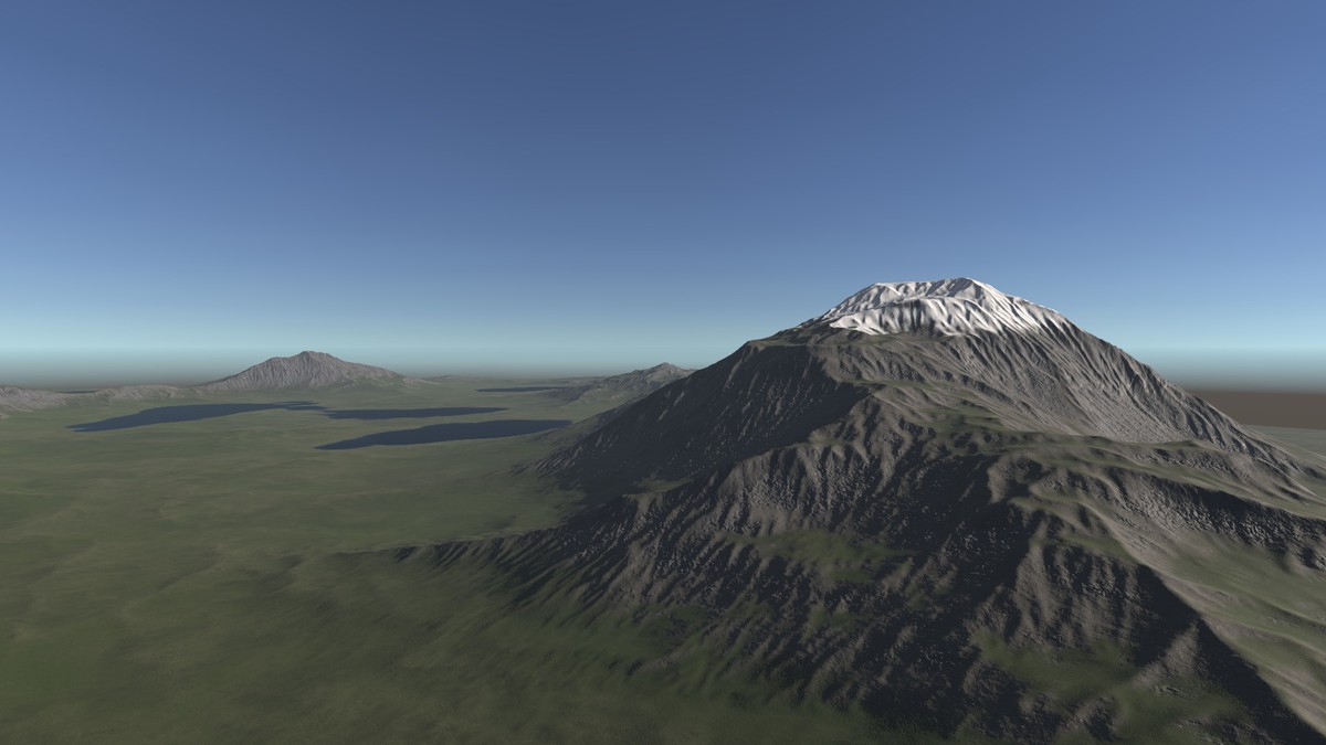 Procedural Ridged Mountains 8K & 4K - 54 Terrains