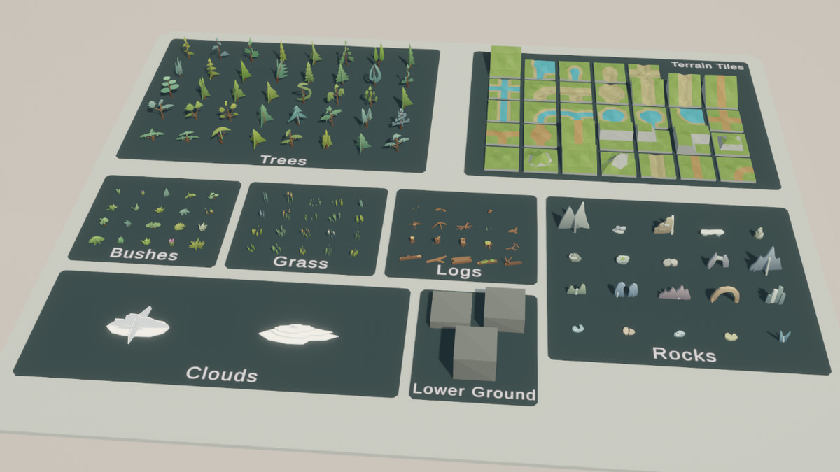 MK Low Poly - Flat Environment