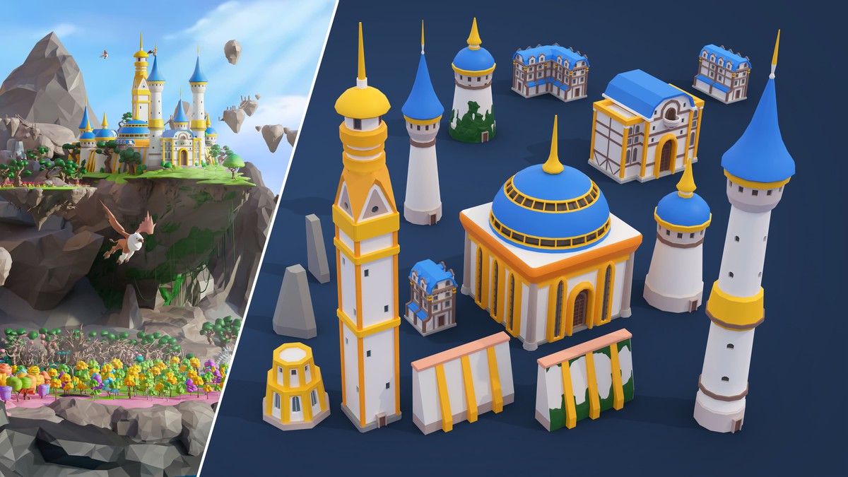 Fantasy - Low Poly 3D Models Pack
