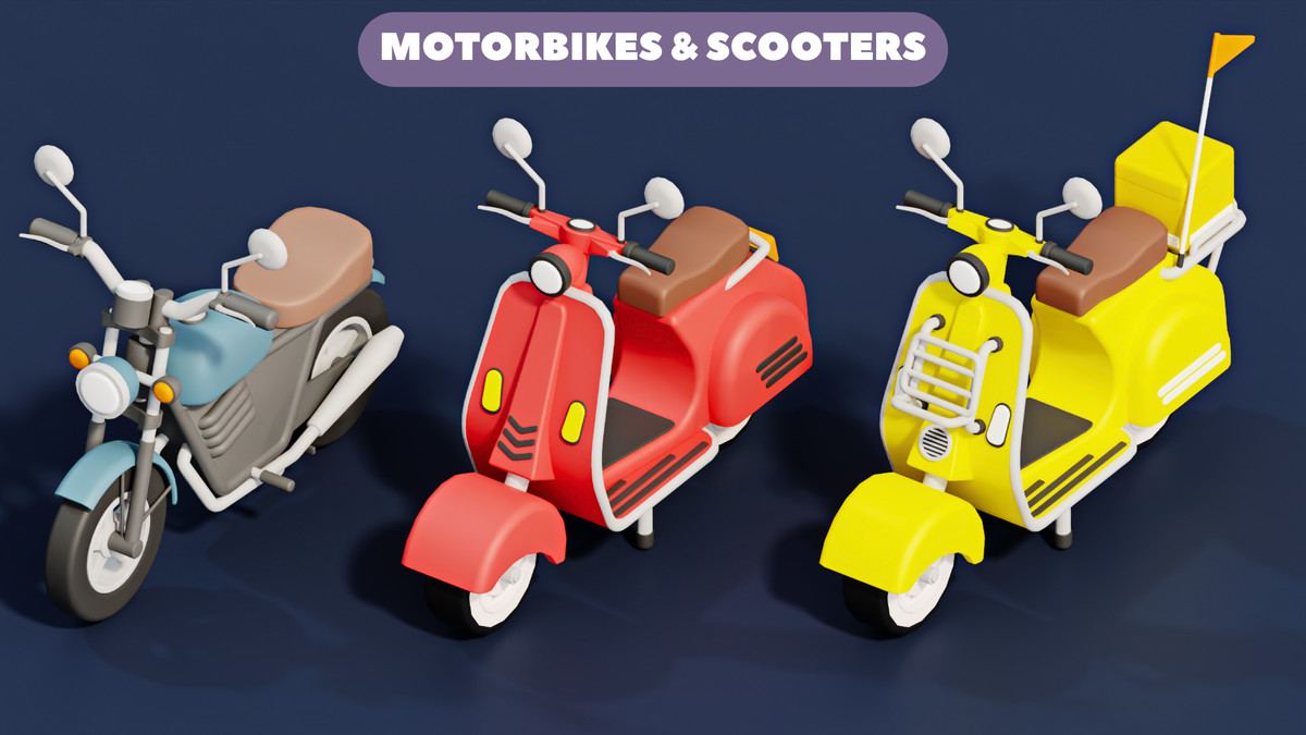 COZY TRAFFIC : Stylized City Vehicles & Transit