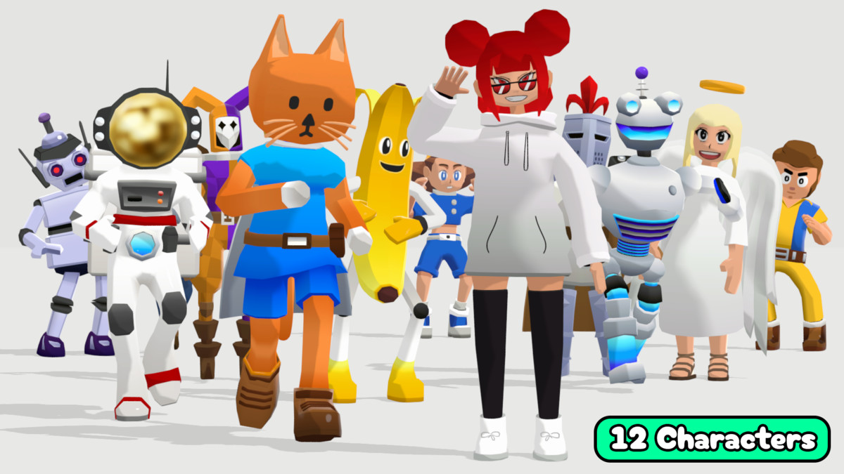 Stylized Characters Pack - Low Poly 3D Models