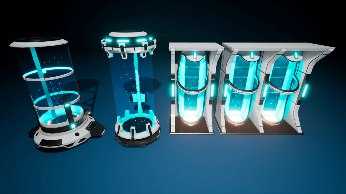 Sci-Fi Cryo Pods (Capsules)