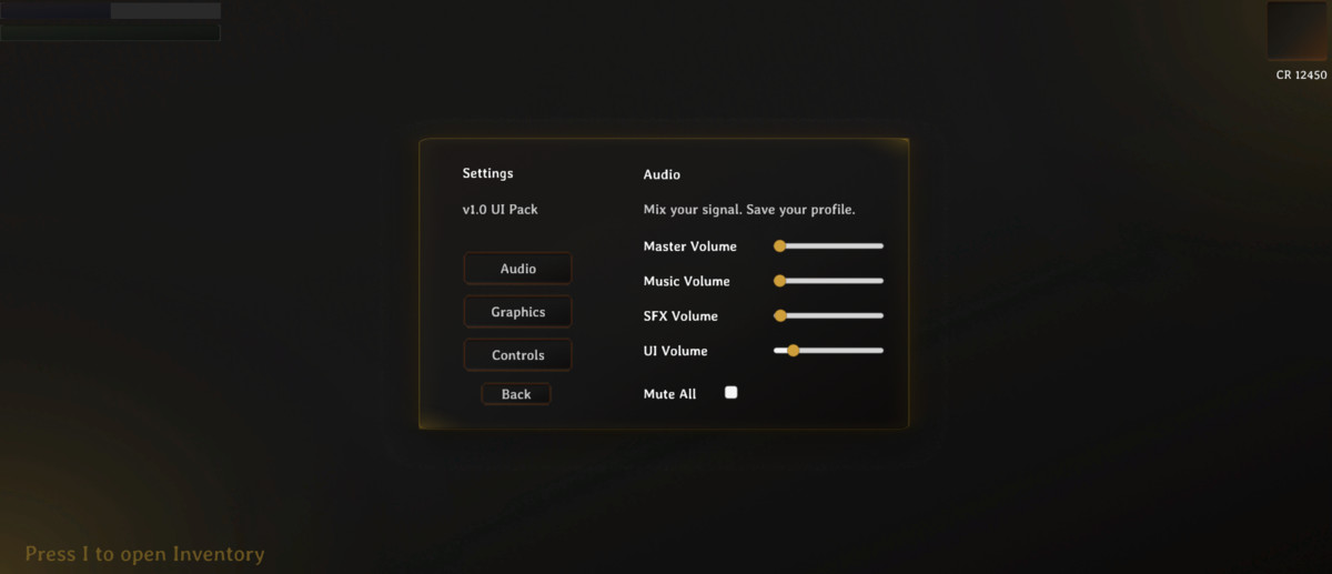 Dark Fantasy RPG UI Kit — Inventory, Menu & Settings