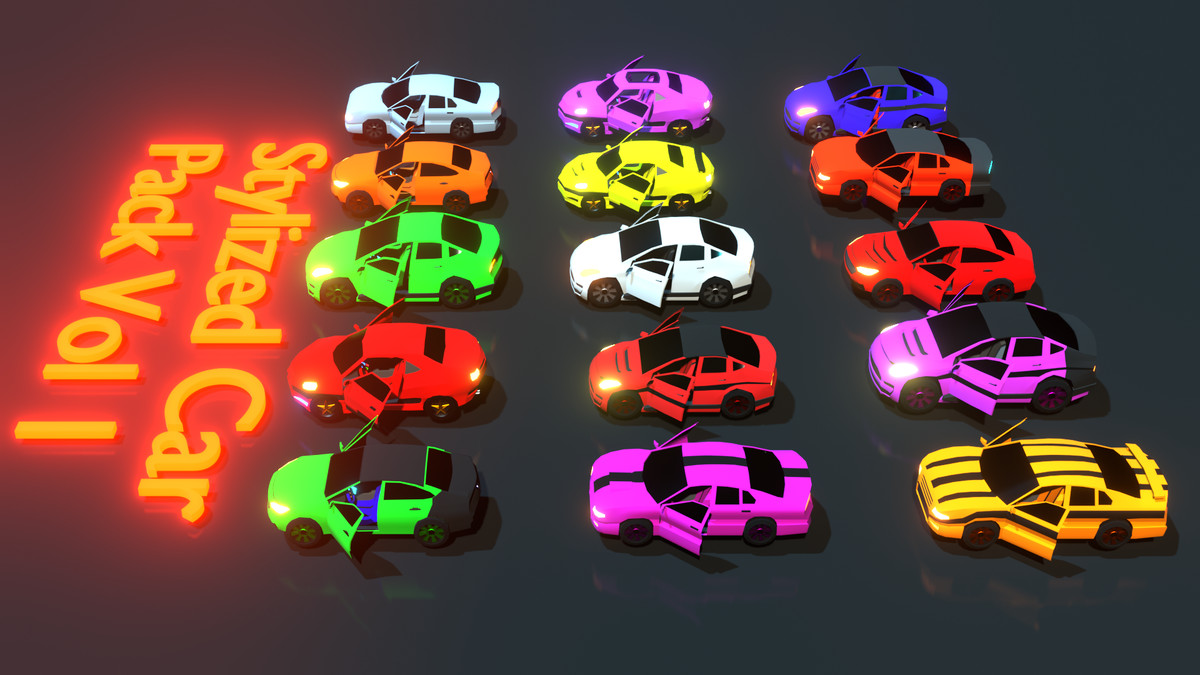 Stylized Car Pack Vol 1