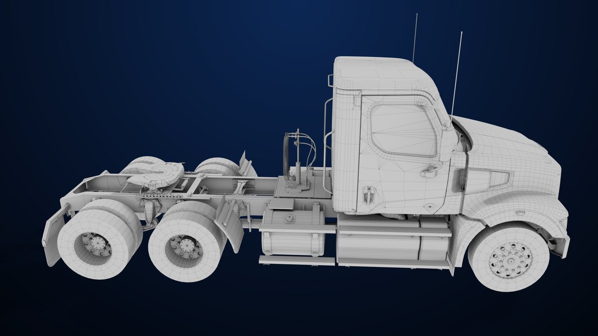 Heavy Truck 7 Chassis Collection URP HDRP Textures