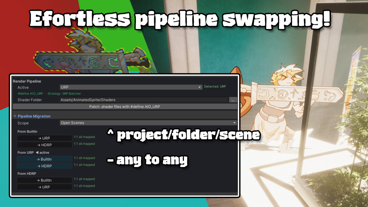 FlexiSprite: All-in-1 animated shaders