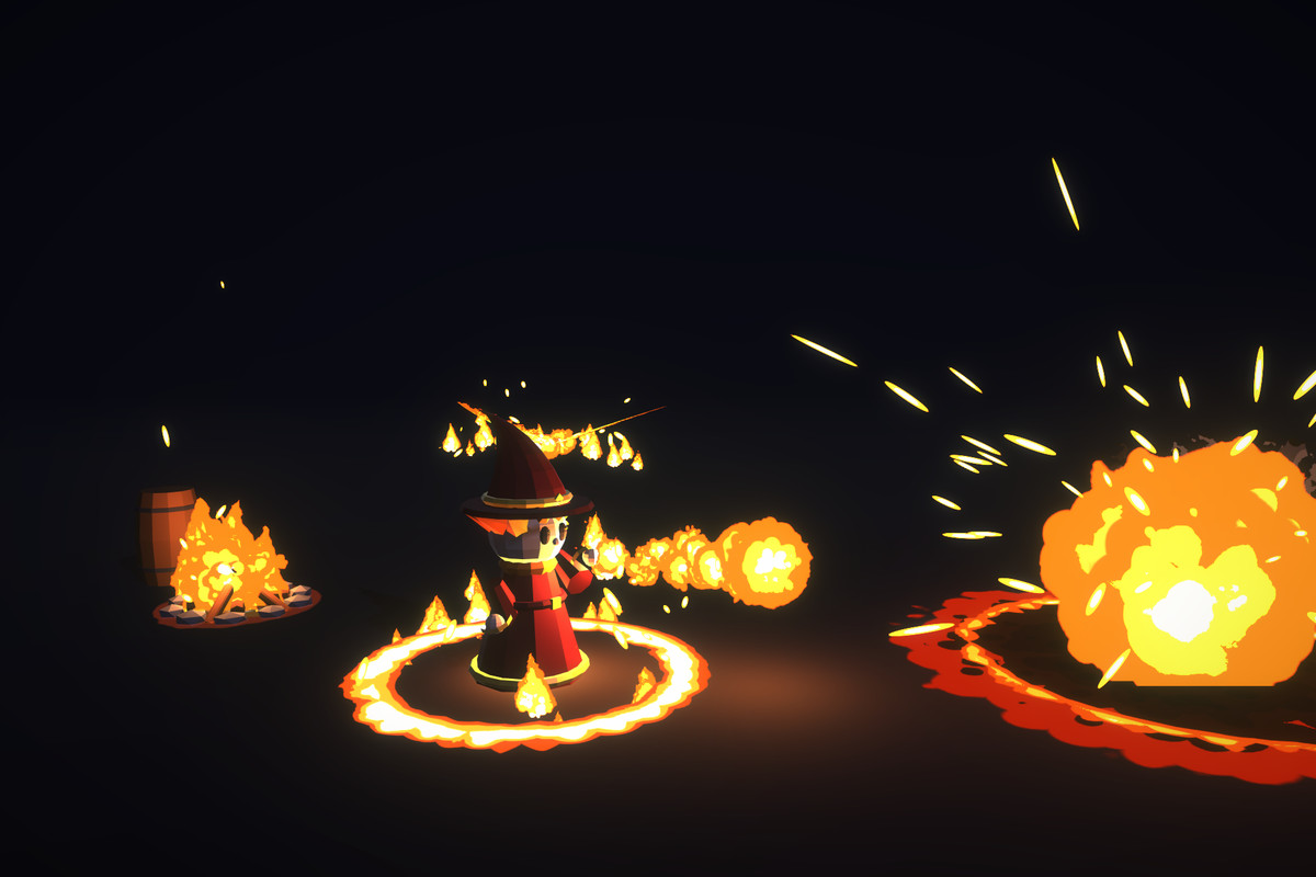 Toon Fire VFX Pack — 100 Stylized Fire Effects