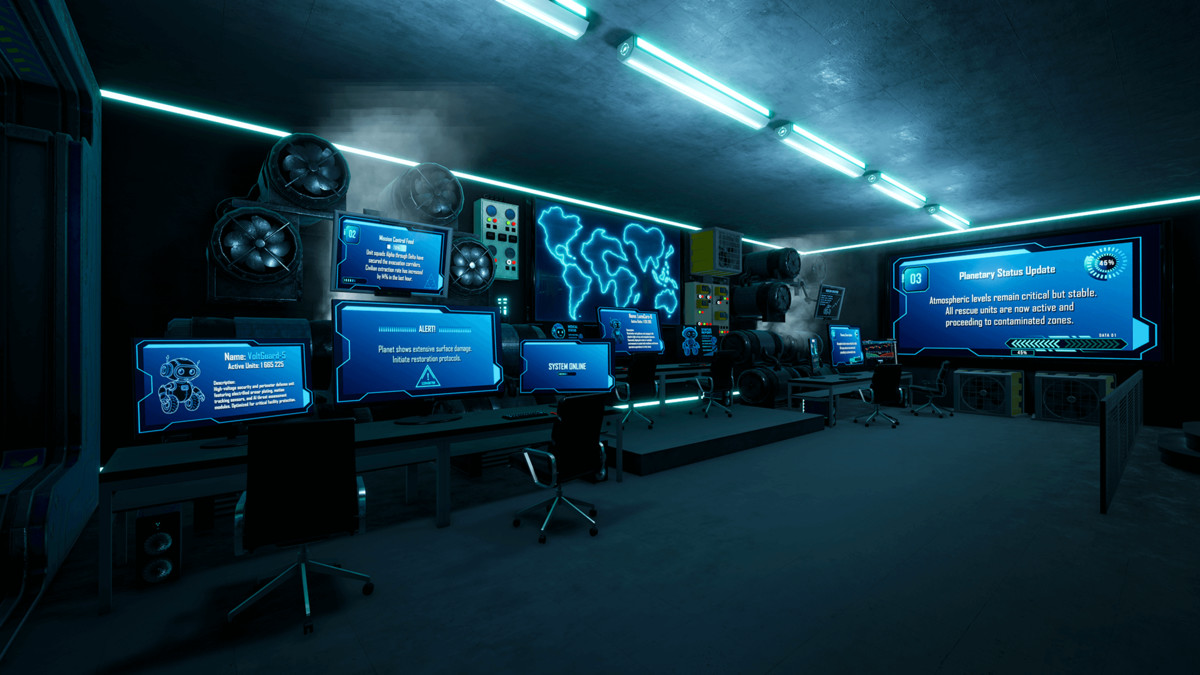 SciFi Control Room (URP)