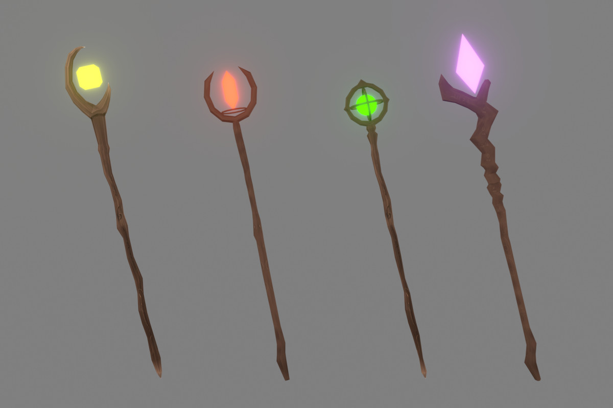 Stylized Mage Pack – Low Poly Characters, Spells, Animations & VFX