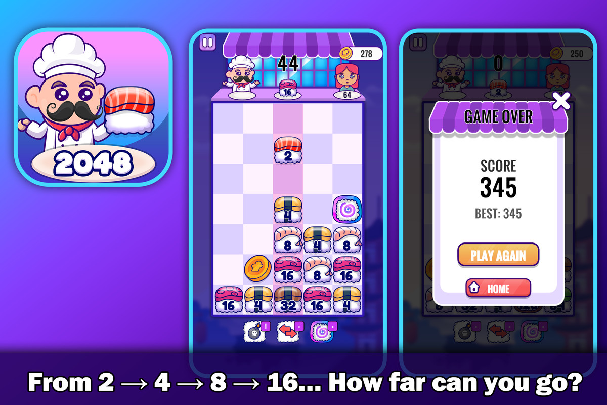 Sushi Drop Merge – Ready-to-Publish Merge Puzzle Template