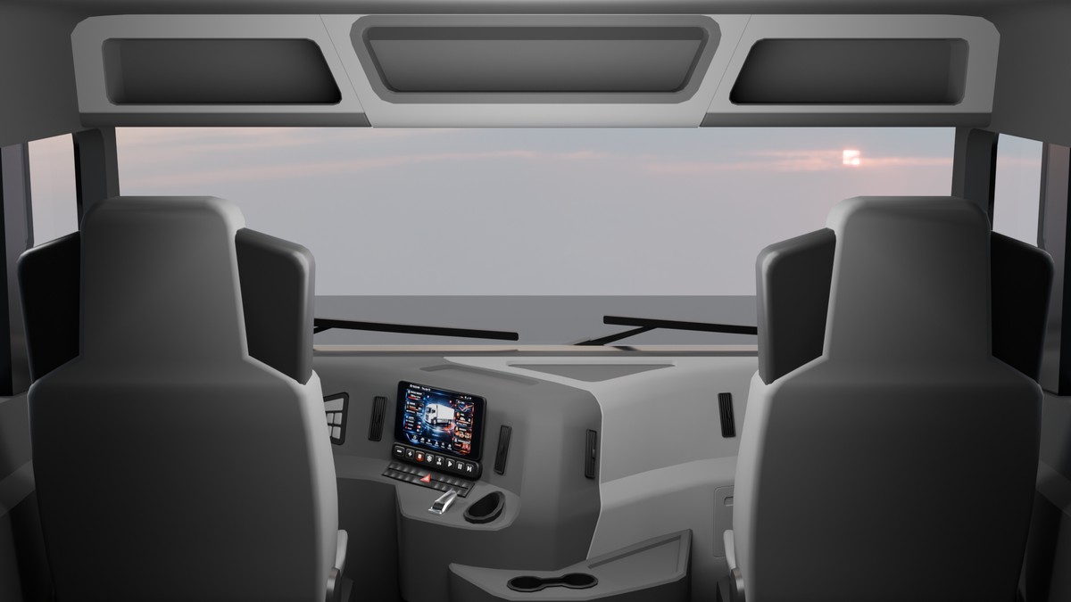 Cargo Box Truck 3D Model – Game Ready Interior, Openable Doors & Custom Branding