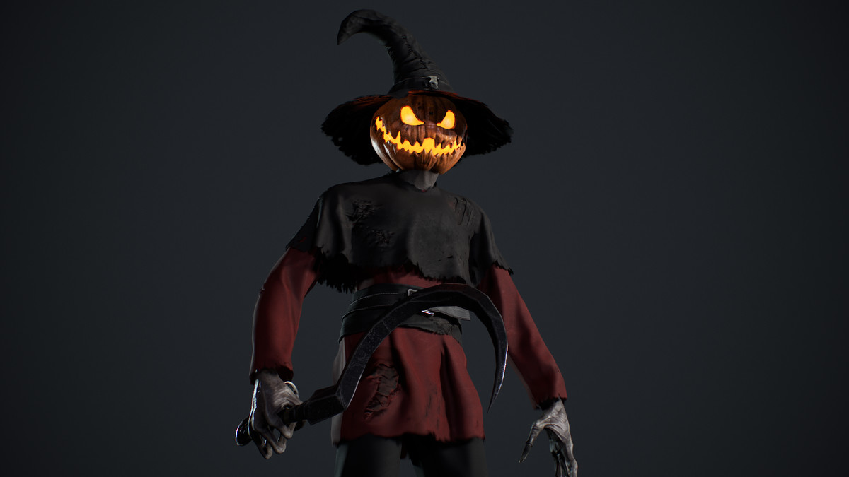 Pumpkinhead Scarecrow