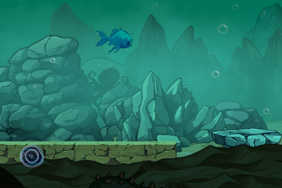 2D Platformer Underwater Adventure
