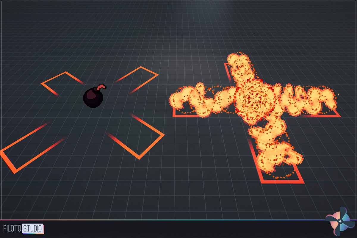 Arcade Pixel Retro Stylized VFX Starter Kit