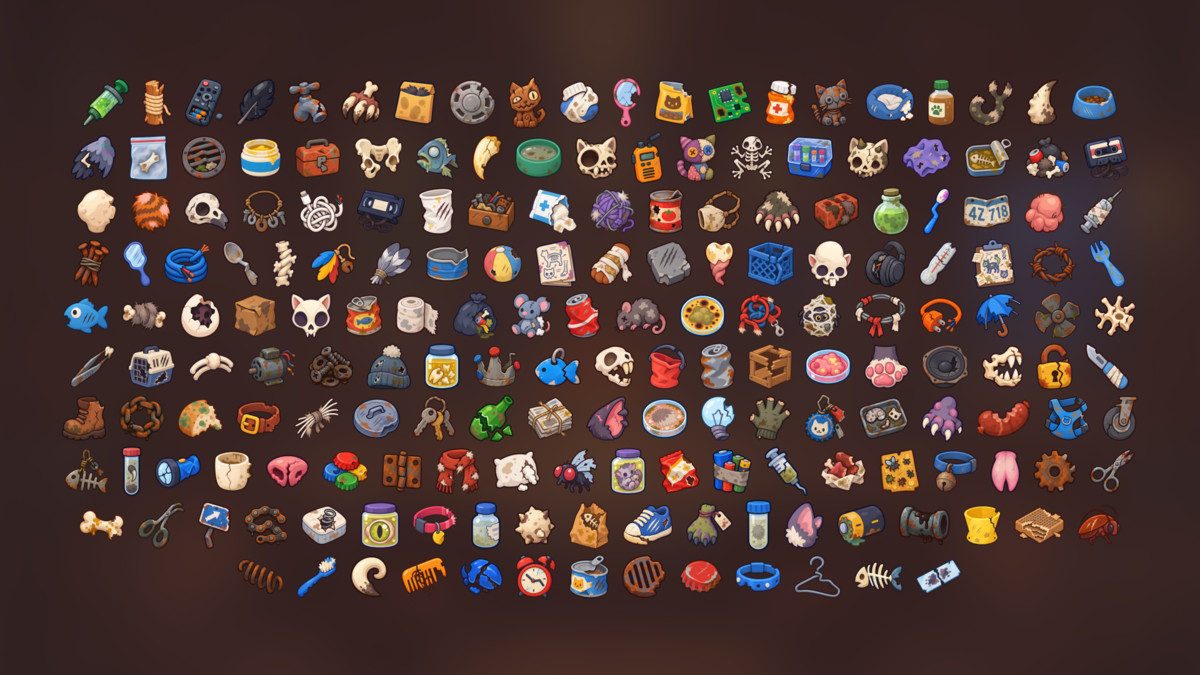 Feline Mutations Mutant Cats Post-Apocalyptic Scavenging Icons Pack